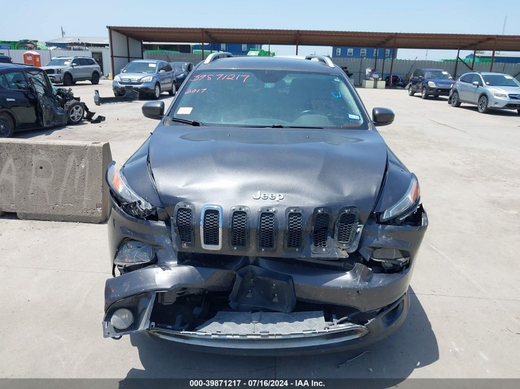 2017 Jeep Cherokee Limited Fwd Black vin: 1C4PJLDB6HW522651