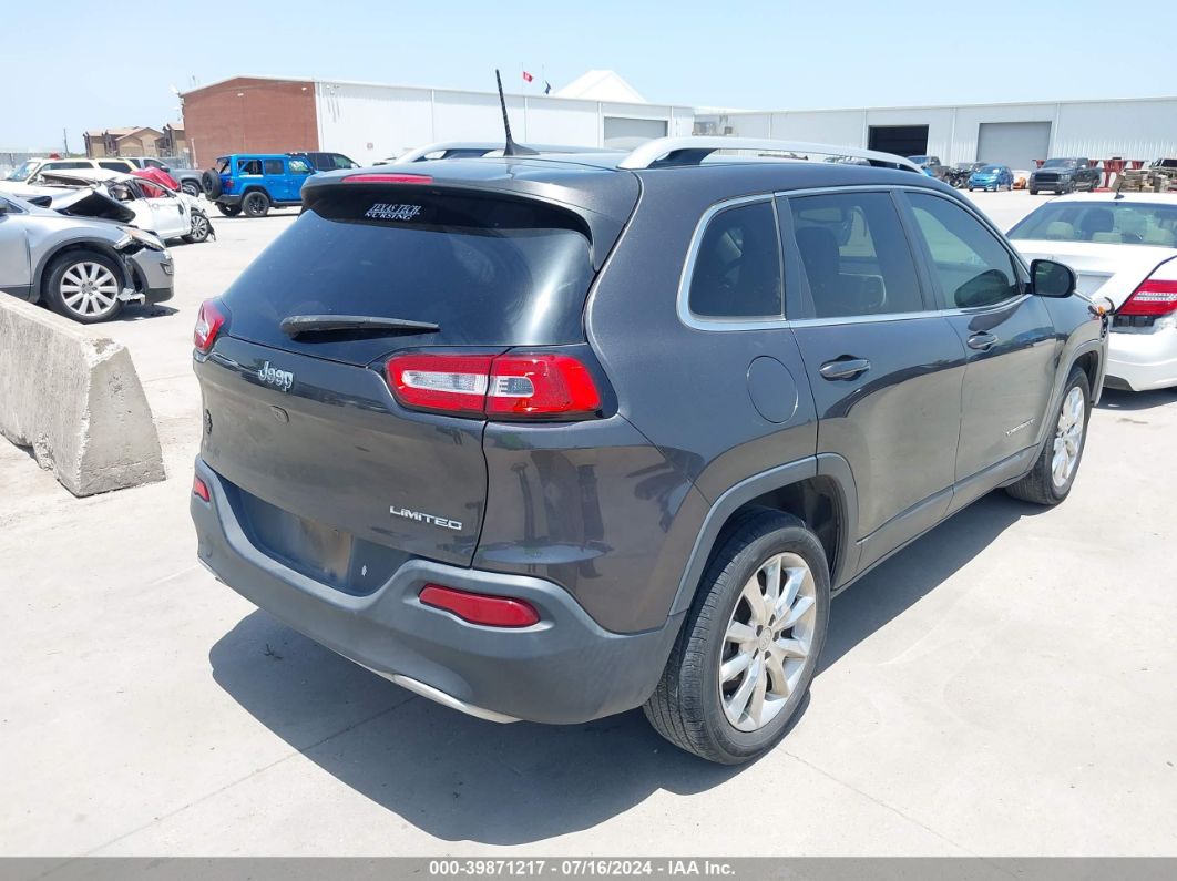 2017 Jeep Cherokee Limited Fwd Black vin: 1C4PJLDB6HW522651