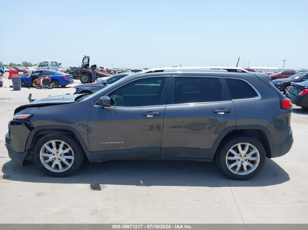 2017 Jeep Cherokee Limited Fwd Black vin: 1C4PJLDB6HW522651