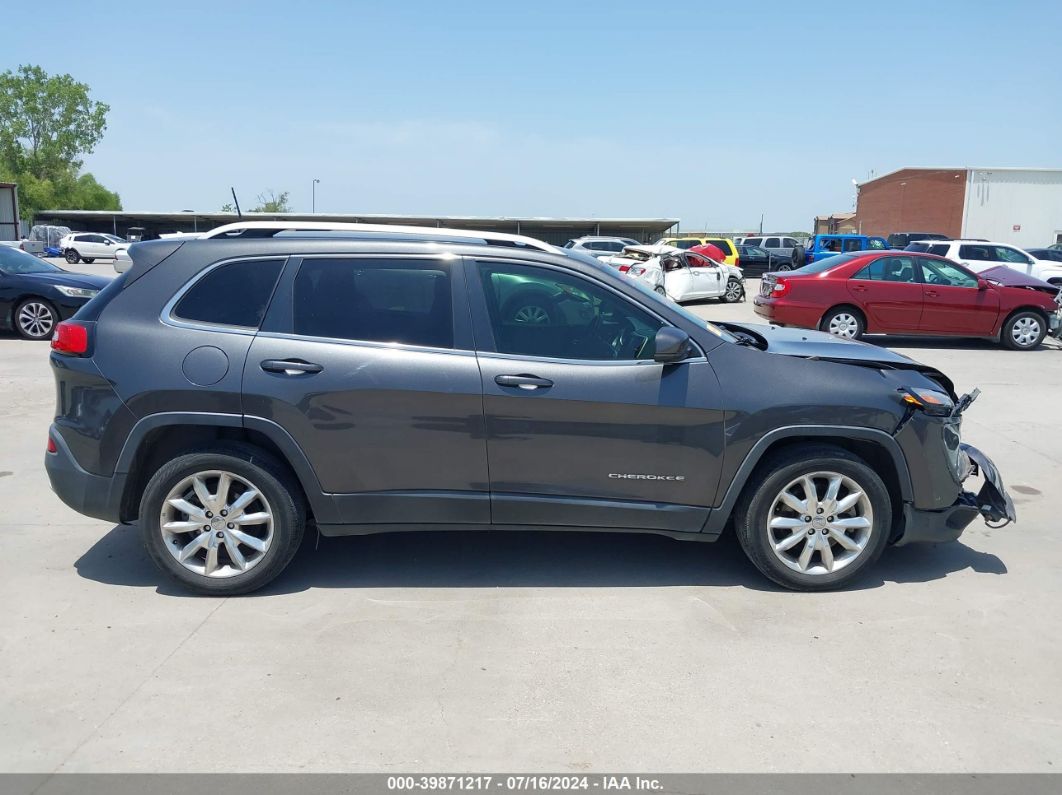 2017 Jeep Cherokee Limited Fwd Black vin: 1C4PJLDB6HW522651