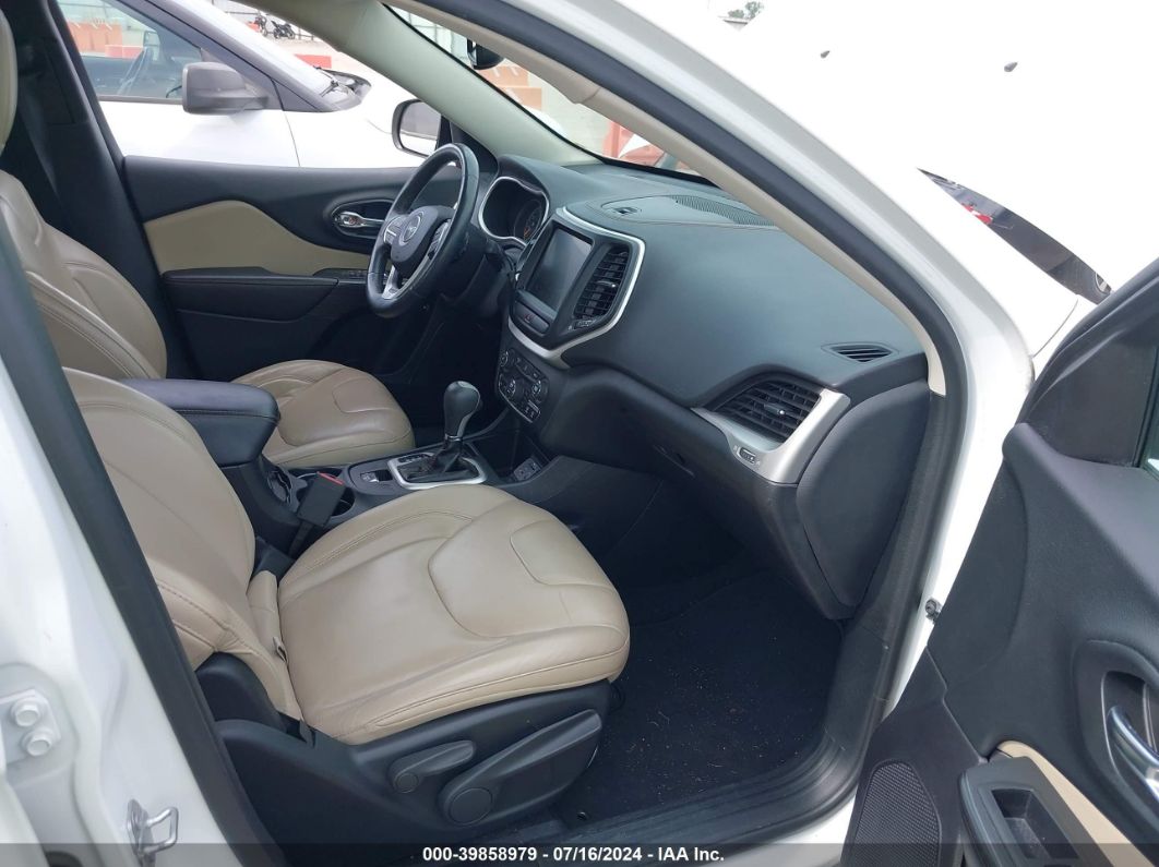 2017 Jeep Cherokee Limited Fwd White vin: 1C4PJLDB6HW526618