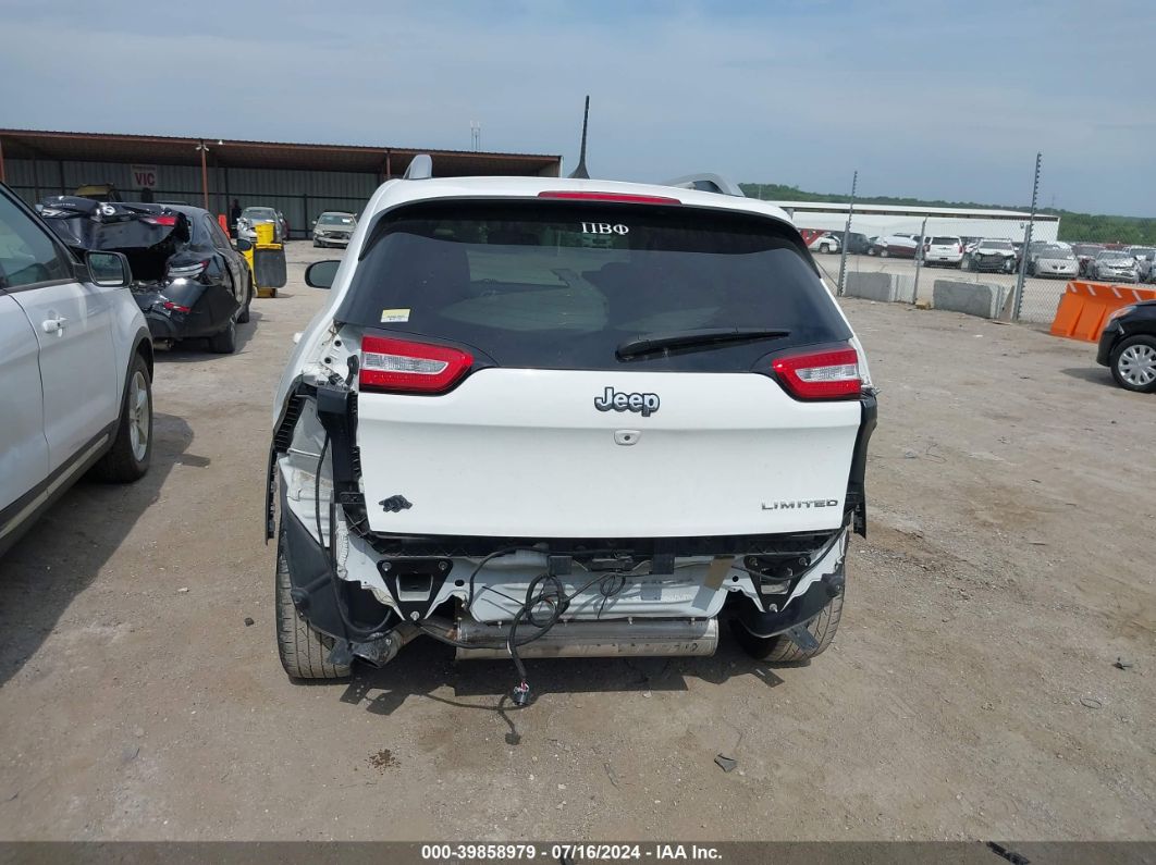 2017 Jeep Cherokee Limited Fwd White vin: 1C4PJLDB6HW526618