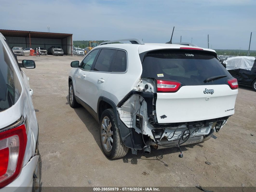 2017 Jeep Cherokee Limited Fwd White vin: 1C4PJLDB6HW526618