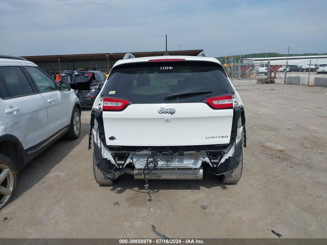 2017 Jeep Cherokee Limited Fwd White vin: 1C4PJLDB6HW526618