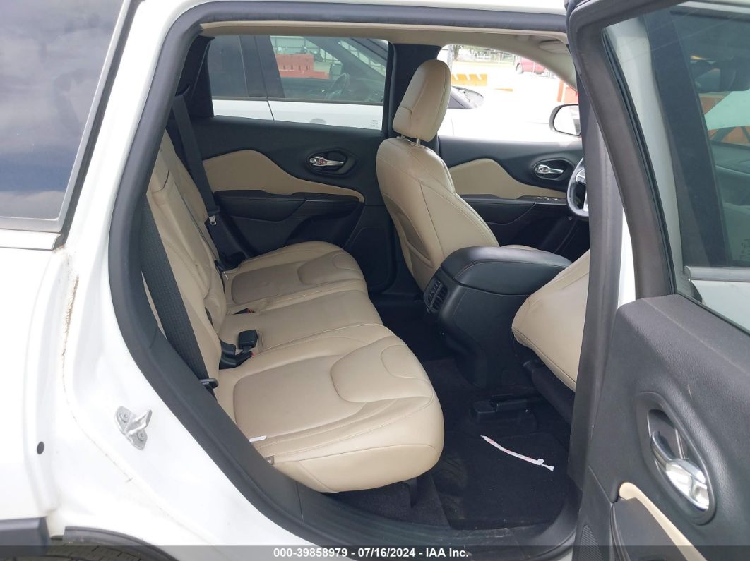2017 Jeep Cherokee Limited Fwd White vin: 1C4PJLDB6HW526618