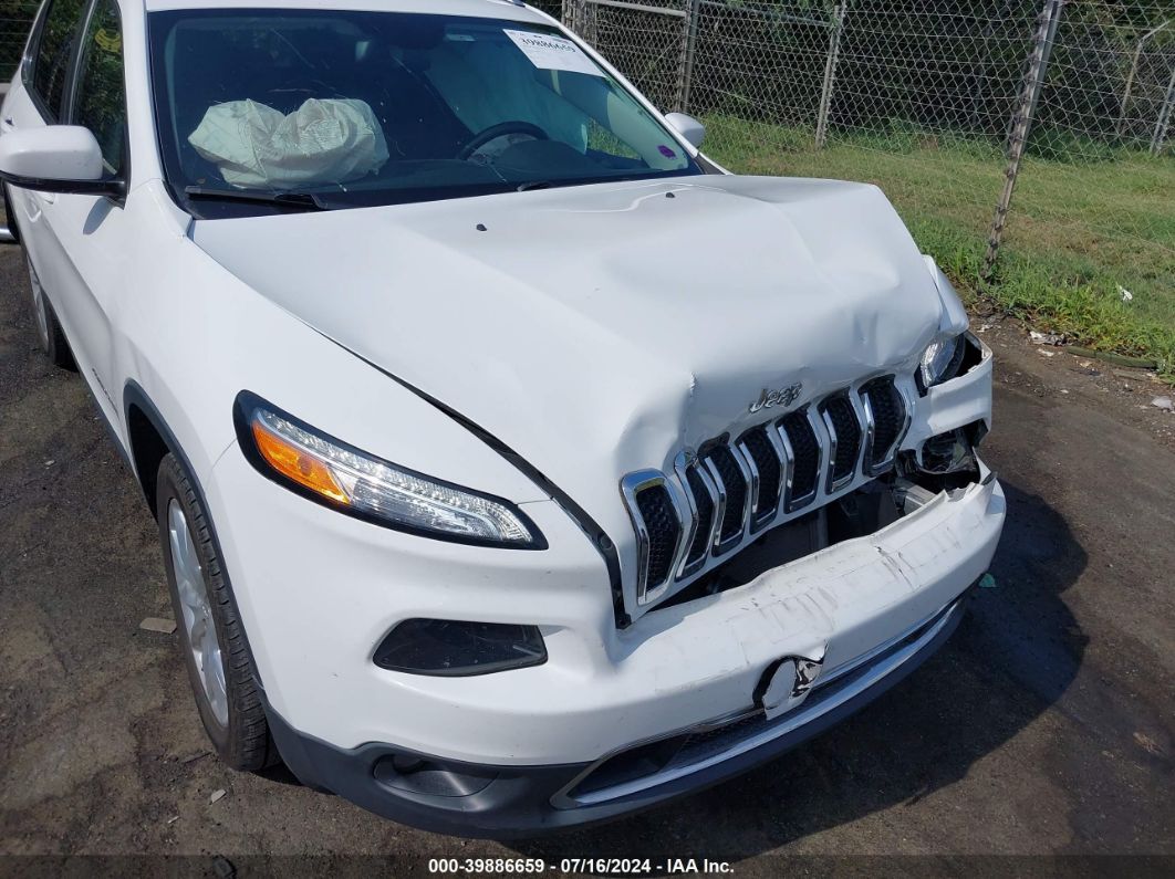 2017 Jeep Cherokee Limited Fwd White vin: 1C4PJLDB6HW643938