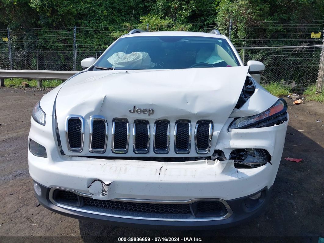 2017 Jeep Cherokee Limited Fwd White vin: 1C4PJLDB6HW643938