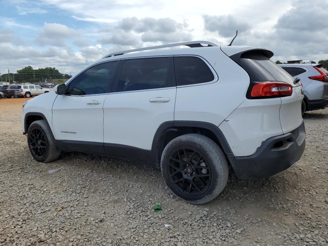 2014 Jeep Cherokee Limited White vin: 1C4PJLDB7EW194474