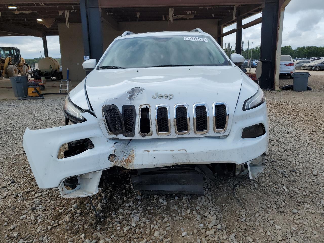 2014 Jeep Cherokee Limited White vin: 1C4PJLDB7EW194474