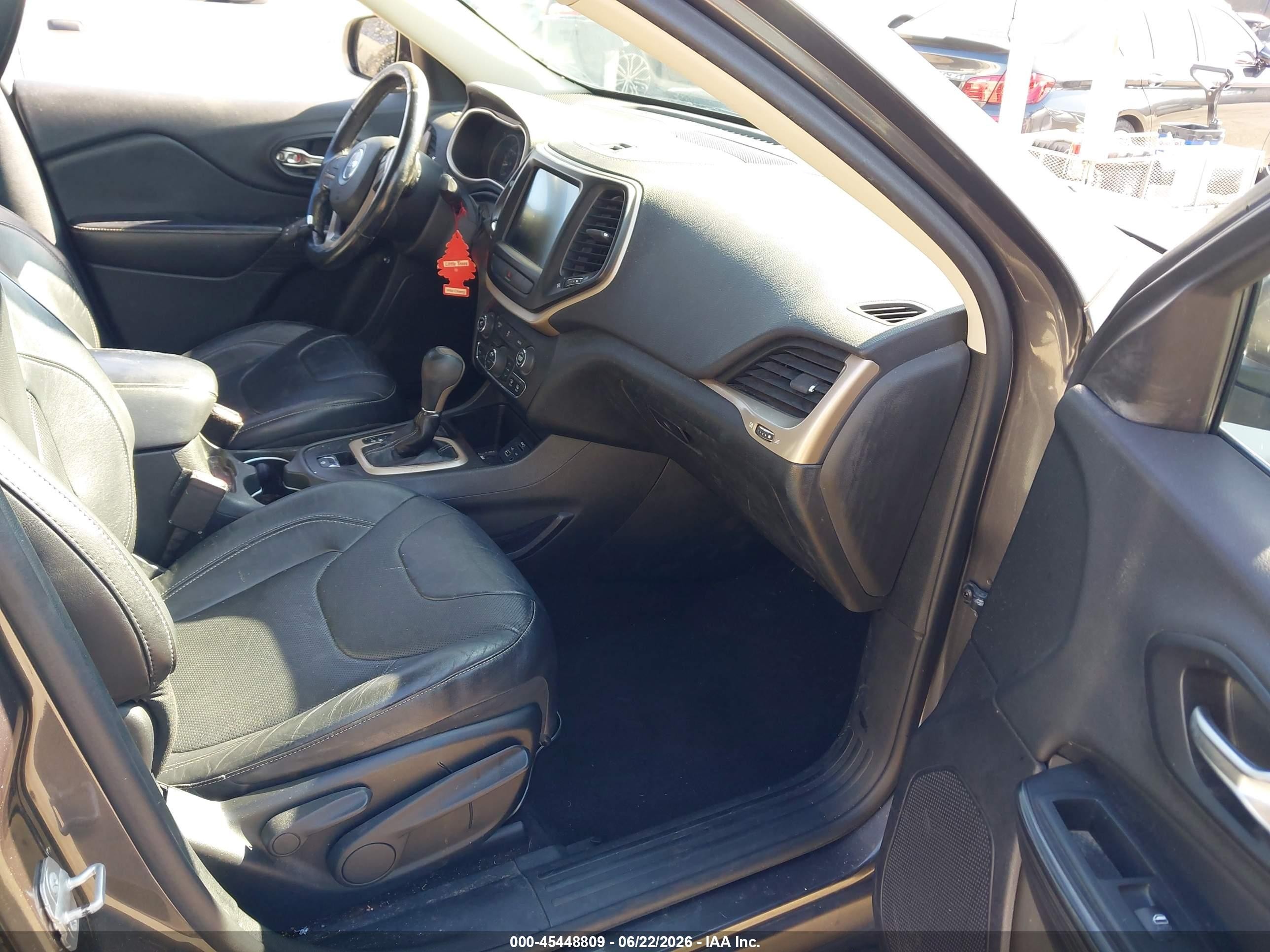 2014 Jeep Cherokee Limited Gray vin: 1C4PJLDB7EW283087