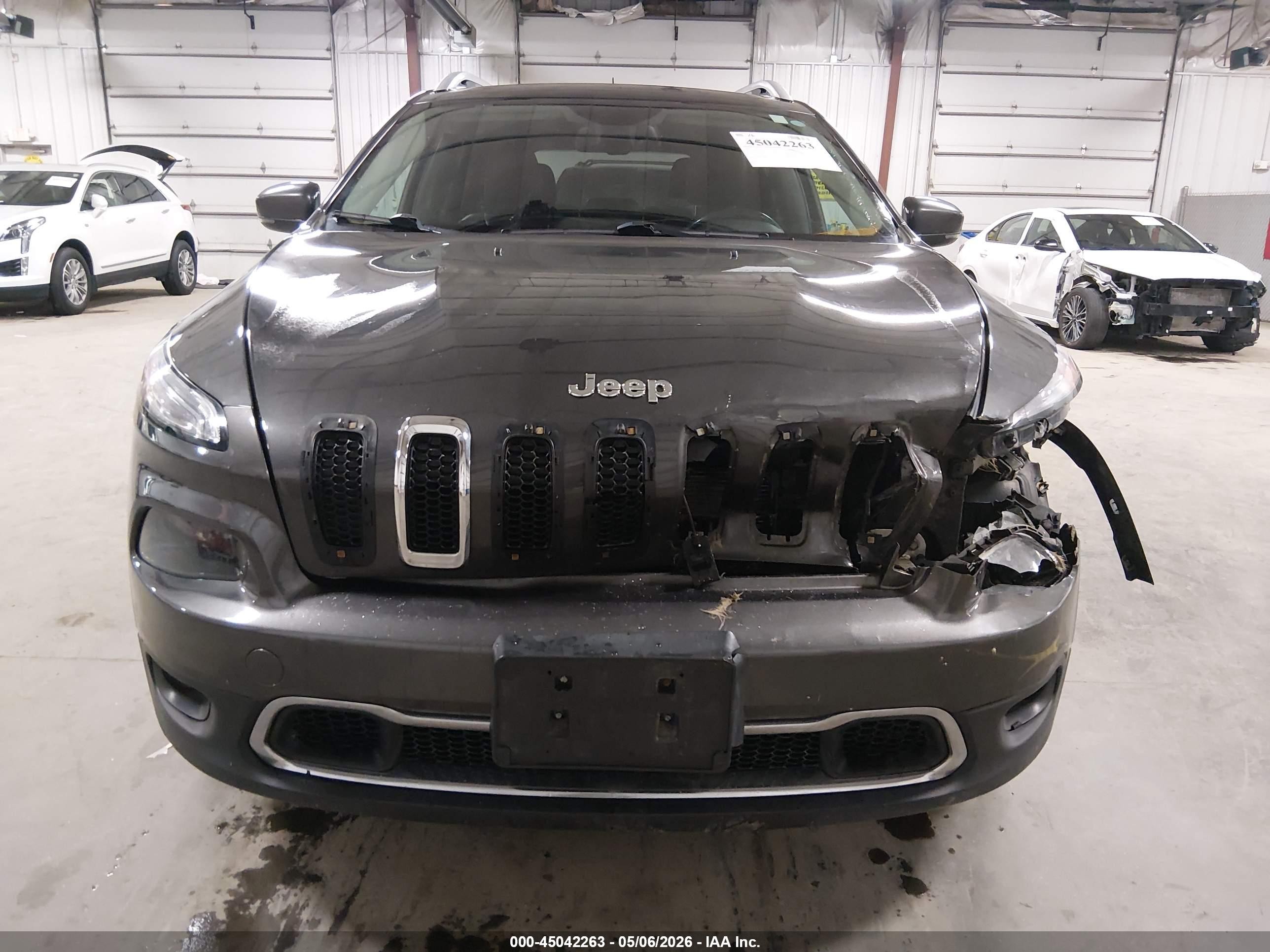 2015 Jeep Cherokee Limited Gray vin: 1C4PJLDB7FW579129