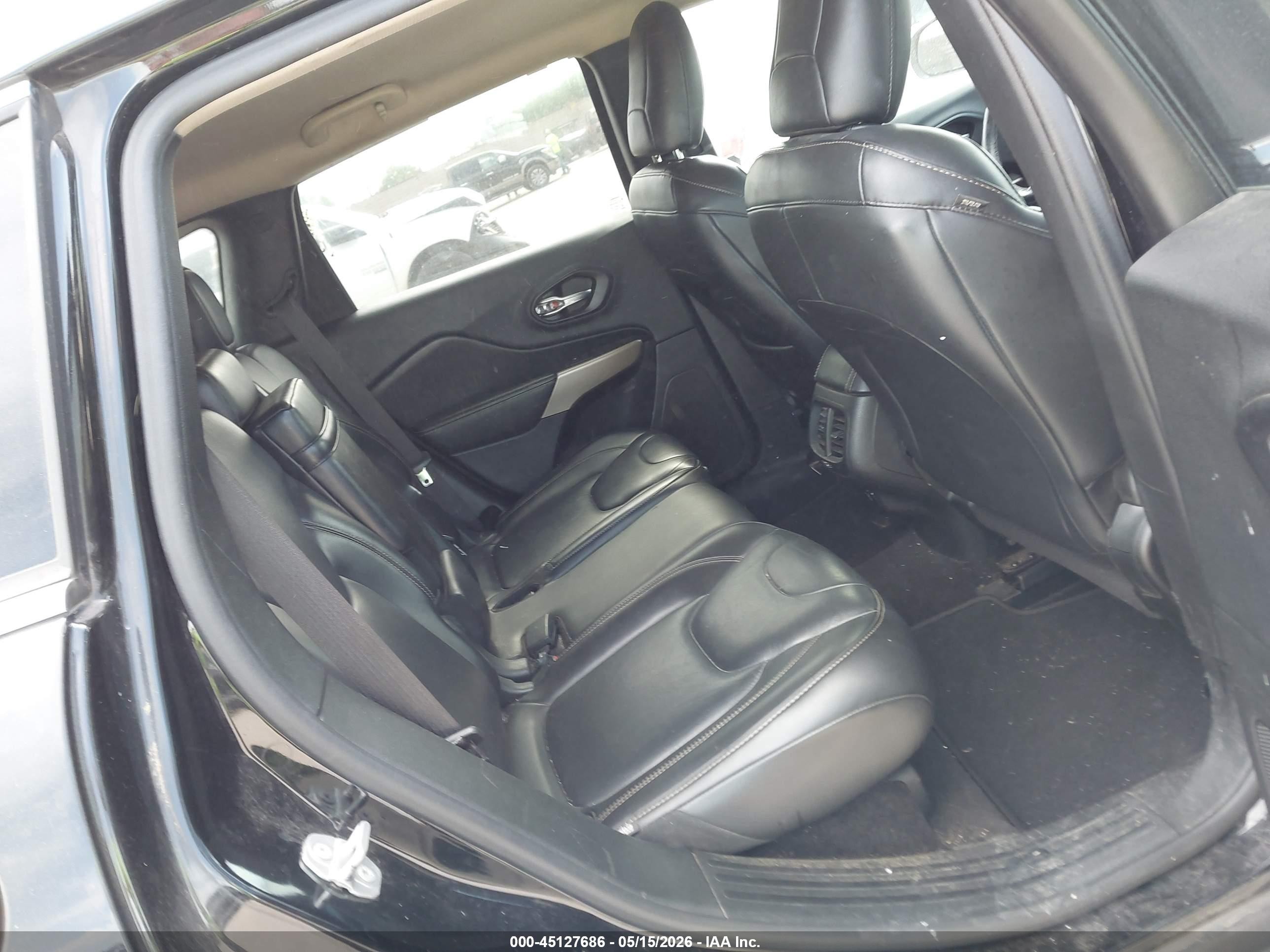 2018 Jeep Cherokee Limited Fwd Black vin: 1C4PJLDB7JD568278