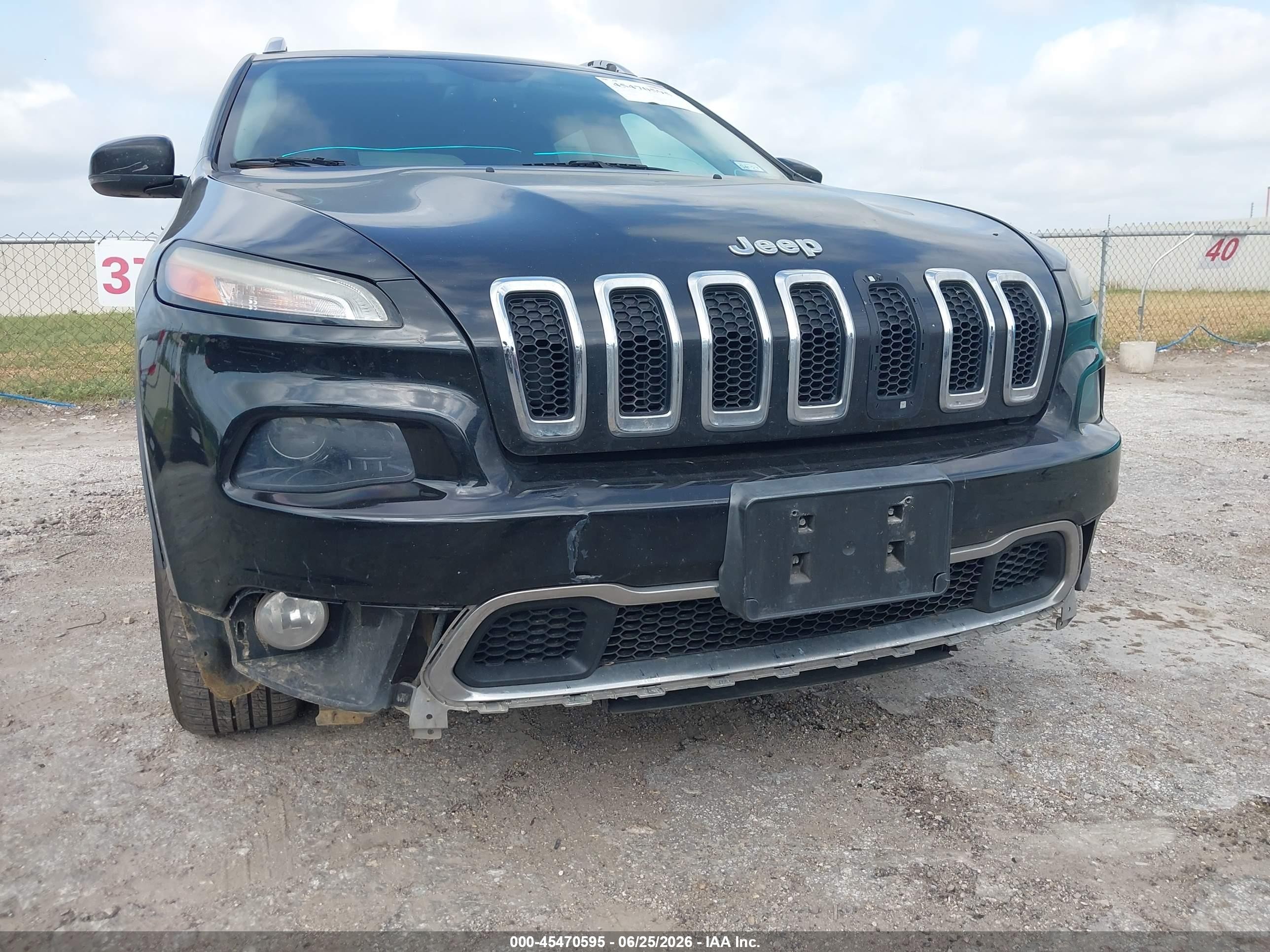 2014 Jeep Cherokee Limited Black vin: 1C4PJLDB8EW159426