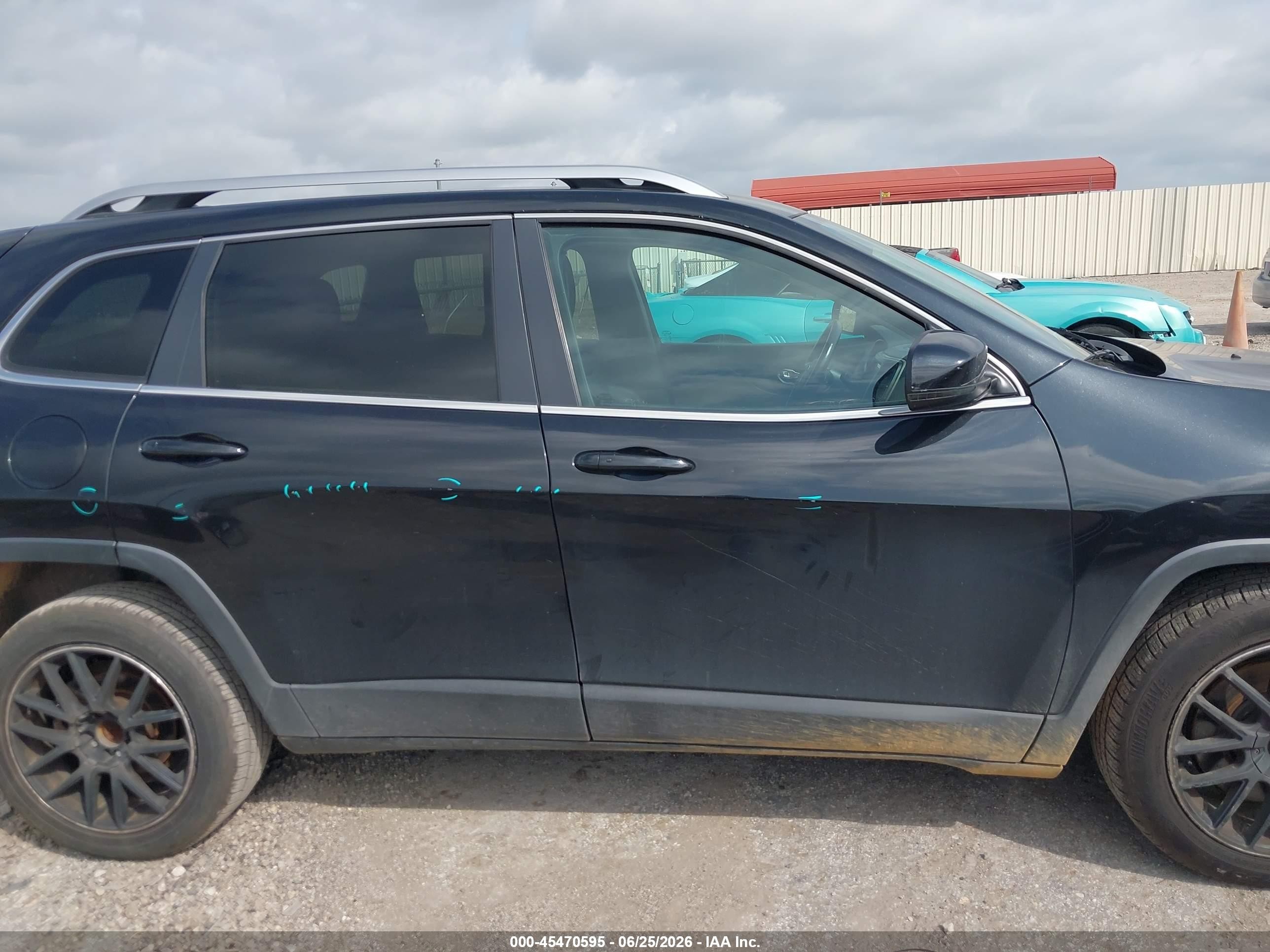 2014 Jeep Cherokee Limited Black vin: 1C4PJLDB8EW159426