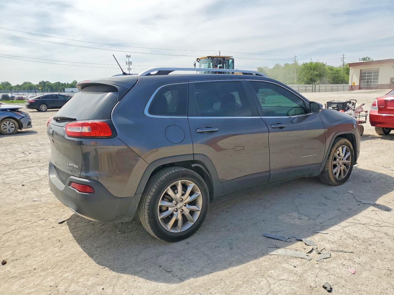 2014 Jeep Cherokee Limited Угольный vin: 1C4PJLDB8EW206924