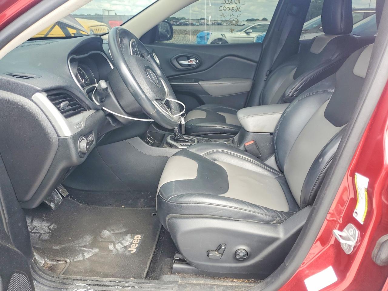 2014 Jeep Cherokee Limited Красный vin: 1C4PJLDB8EW225909