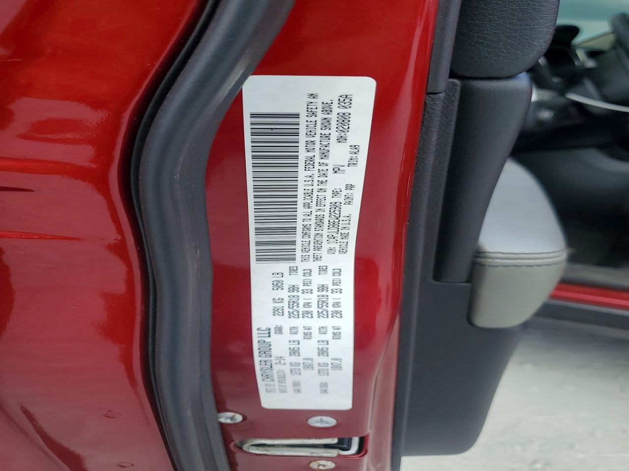 2014 Jeep Cherokee Limited Красный vin: 1C4PJLDB8EW225909