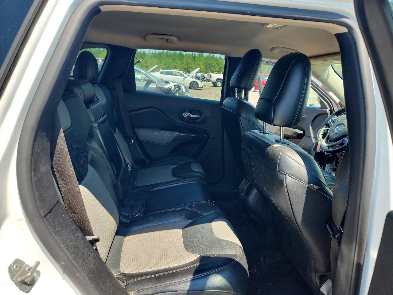 2014 Jeep Cherokee Limited White vin: 1C4PJLDB8EW314282