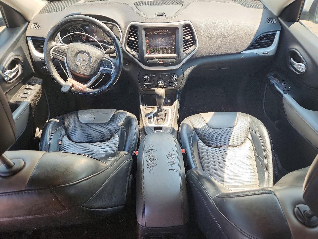 2014 Jeep Cherokee Limited White vin: 1C4PJLDB8EW314282