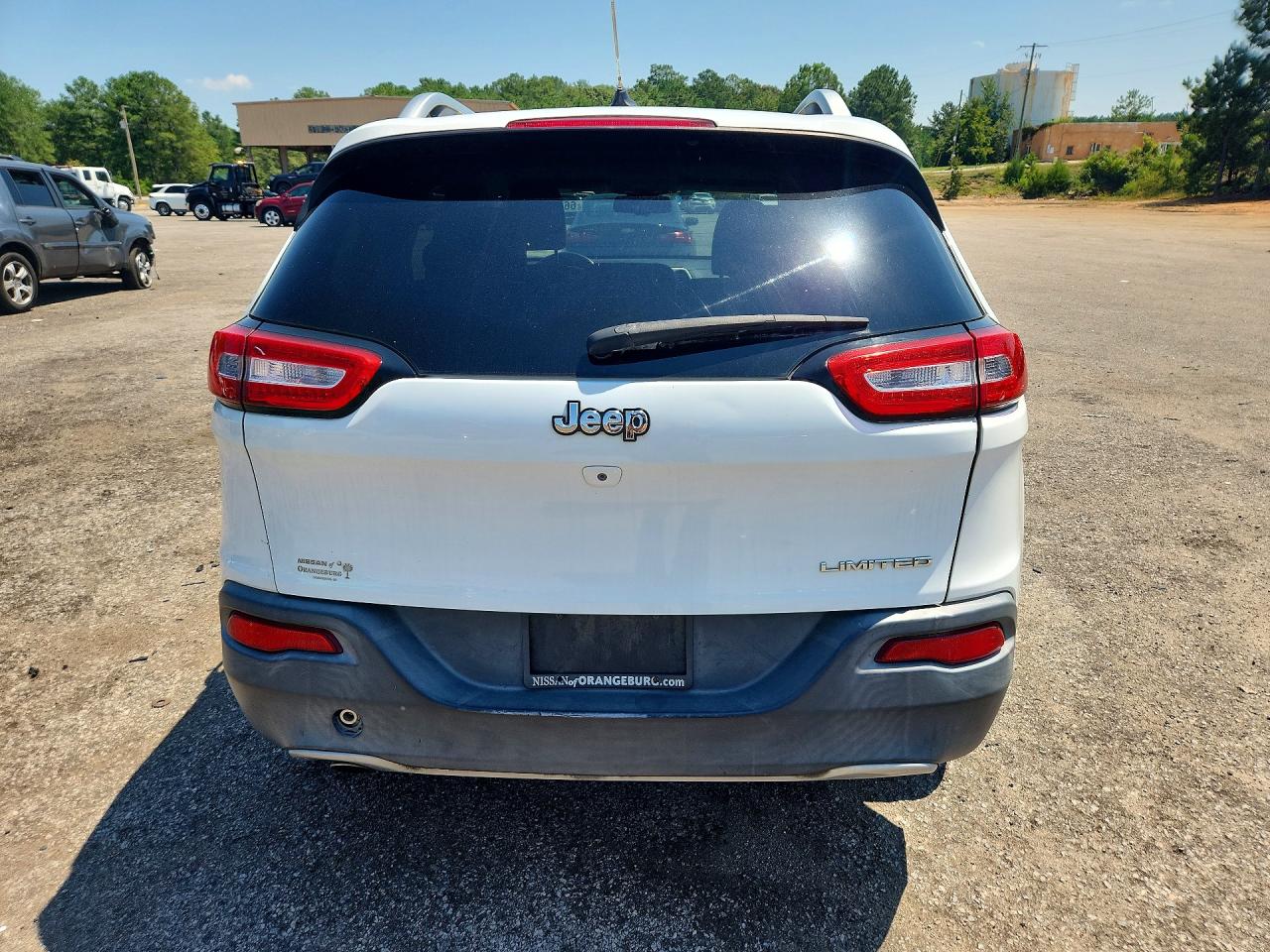 2014 Jeep Cherokee Limited White vin: 1C4PJLDB8EW314282