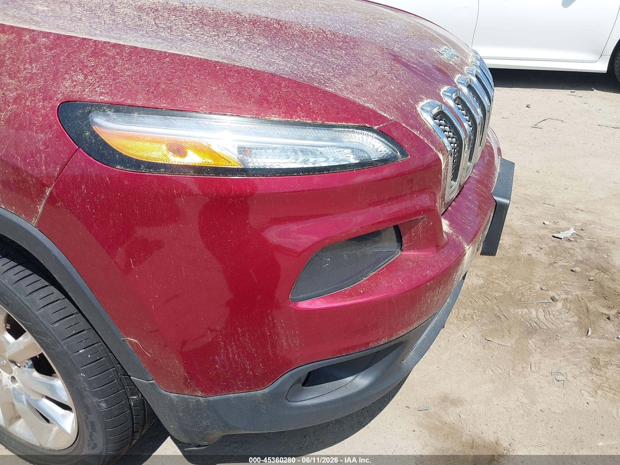 2015 Jeep Cherokee Limited Red vin: 1C4PJLDB8FW637961