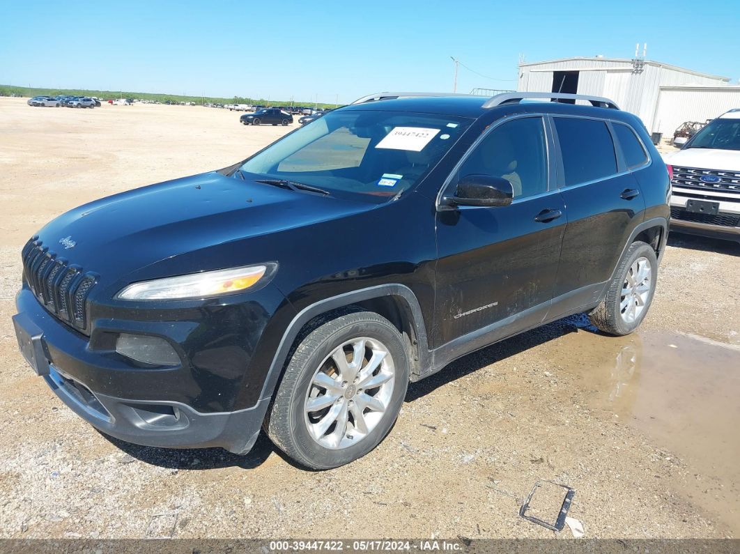 2017 Jeep Cherokee Limited Fwd Черный vin: 1C4PJLDB8HW522344