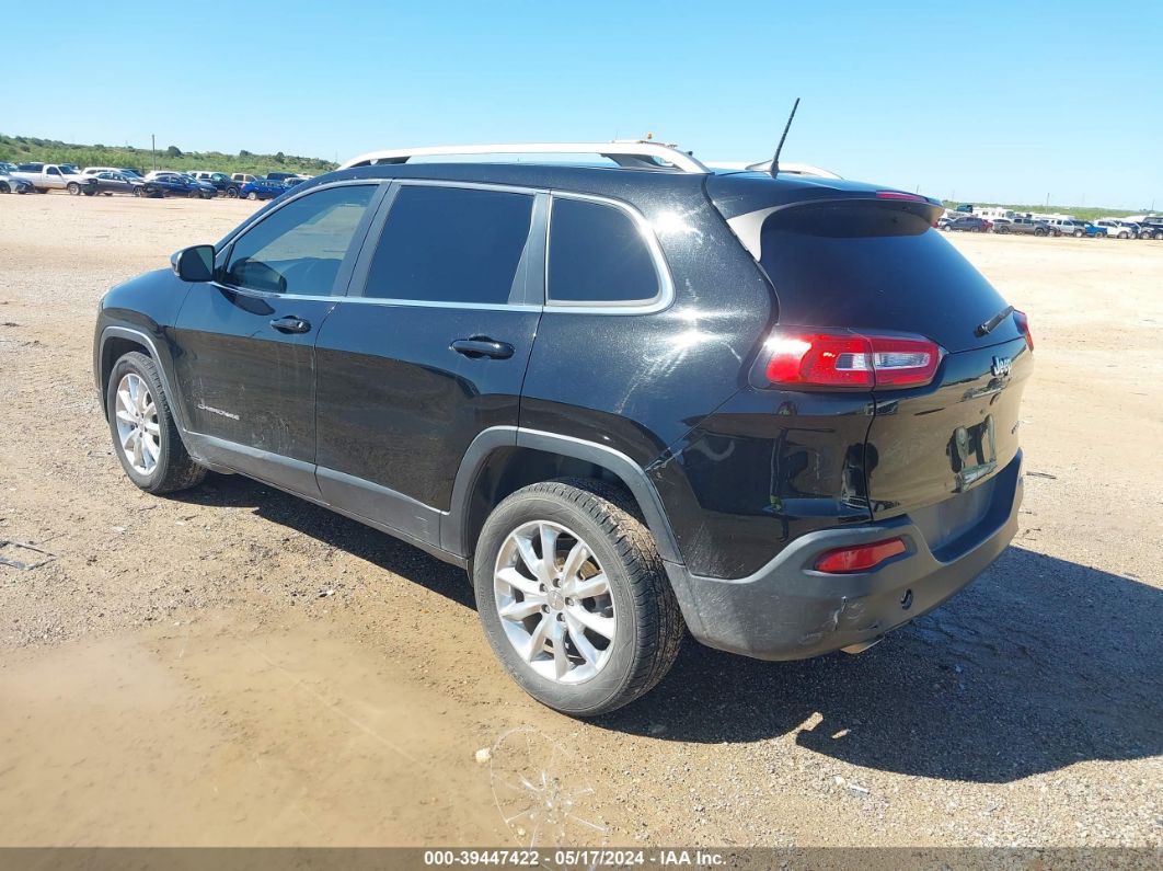 2017 Jeep Cherokee Limited Fwd Черный vin: 1C4PJLDB8HW522344