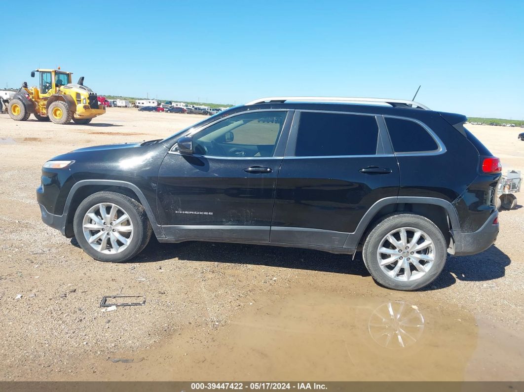 2017 Jeep Cherokee Limited Fwd Черный vin: 1C4PJLDB8HW522344
