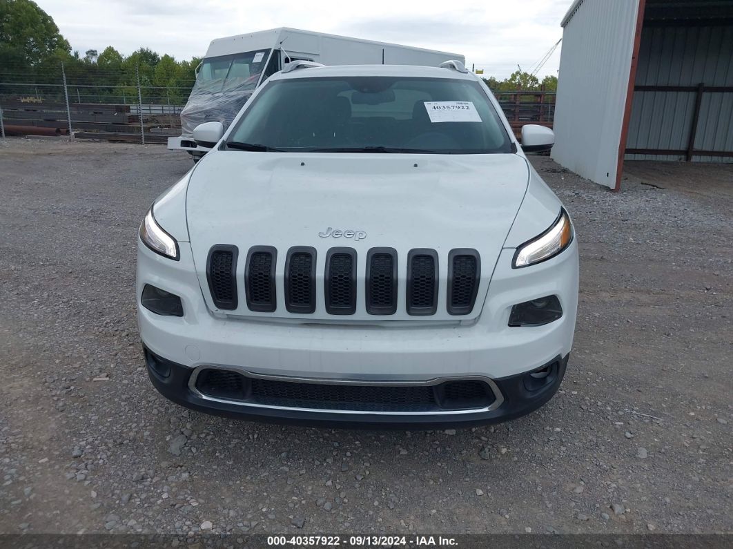 2017 Jeep Cherokee Limited Fwd White vin: 1C4PJLDB8HW526586