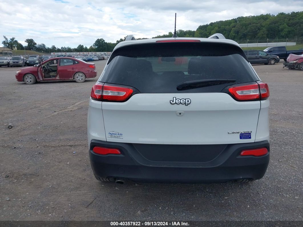 2017 Jeep Cherokee Limited Fwd White vin: 1C4PJLDB8HW526586