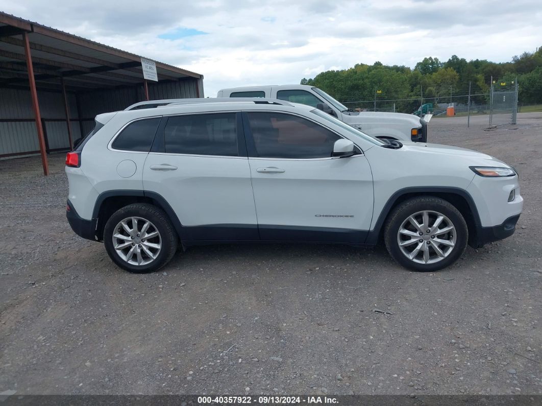 2017 Jeep Cherokee Limited Fwd White vin: 1C4PJLDB8HW526586