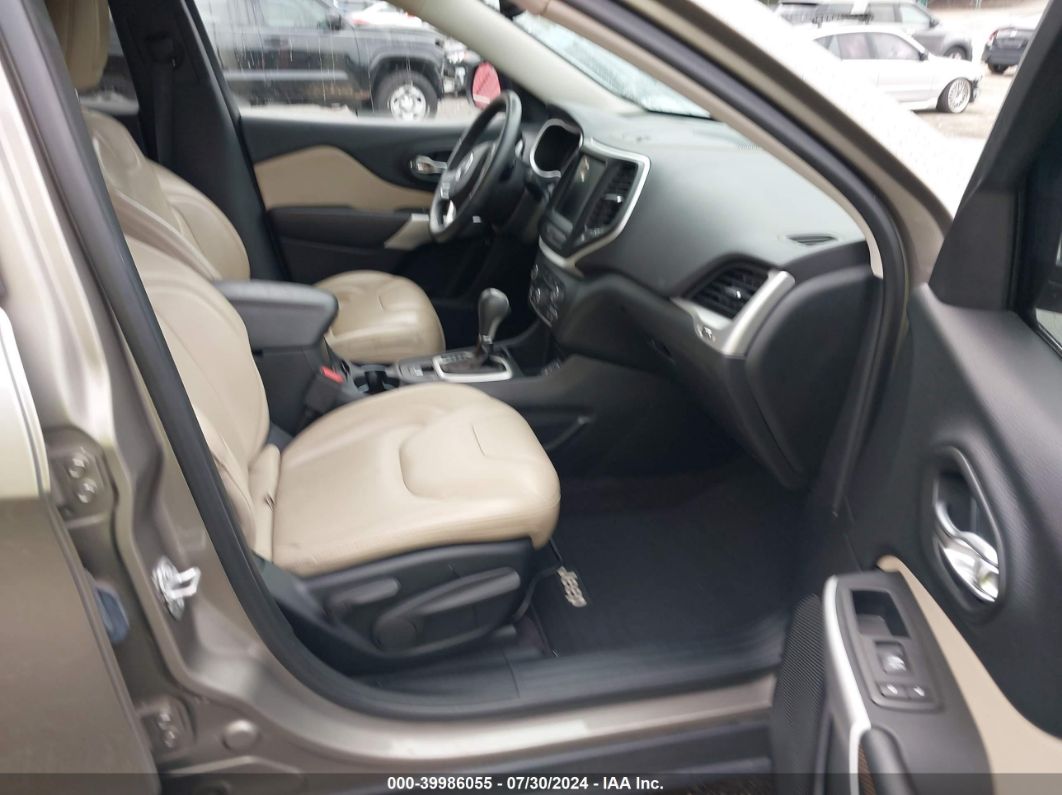 2017 Jeep Cherokee Limited Fwd Gold vin: 1C4PJLDB8HW604655