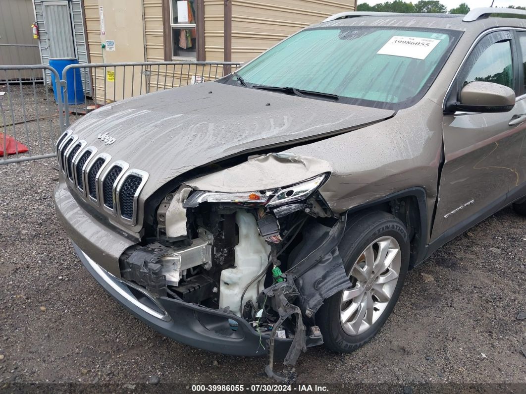 2017 Jeep Cherokee Limited Fwd Gold vin: 1C4PJLDB8HW604655