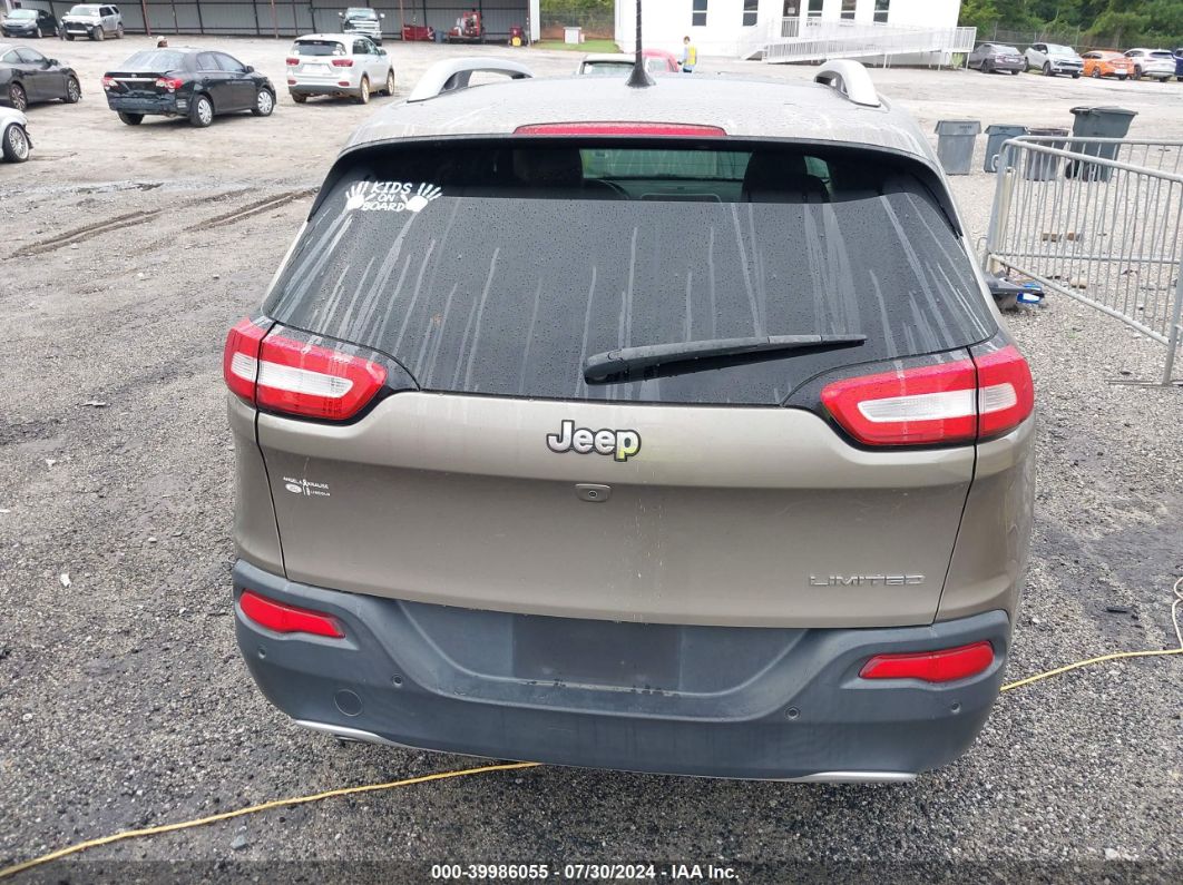 2017 Jeep Cherokee Limited Fwd Gold vin: 1C4PJLDB8HW604655