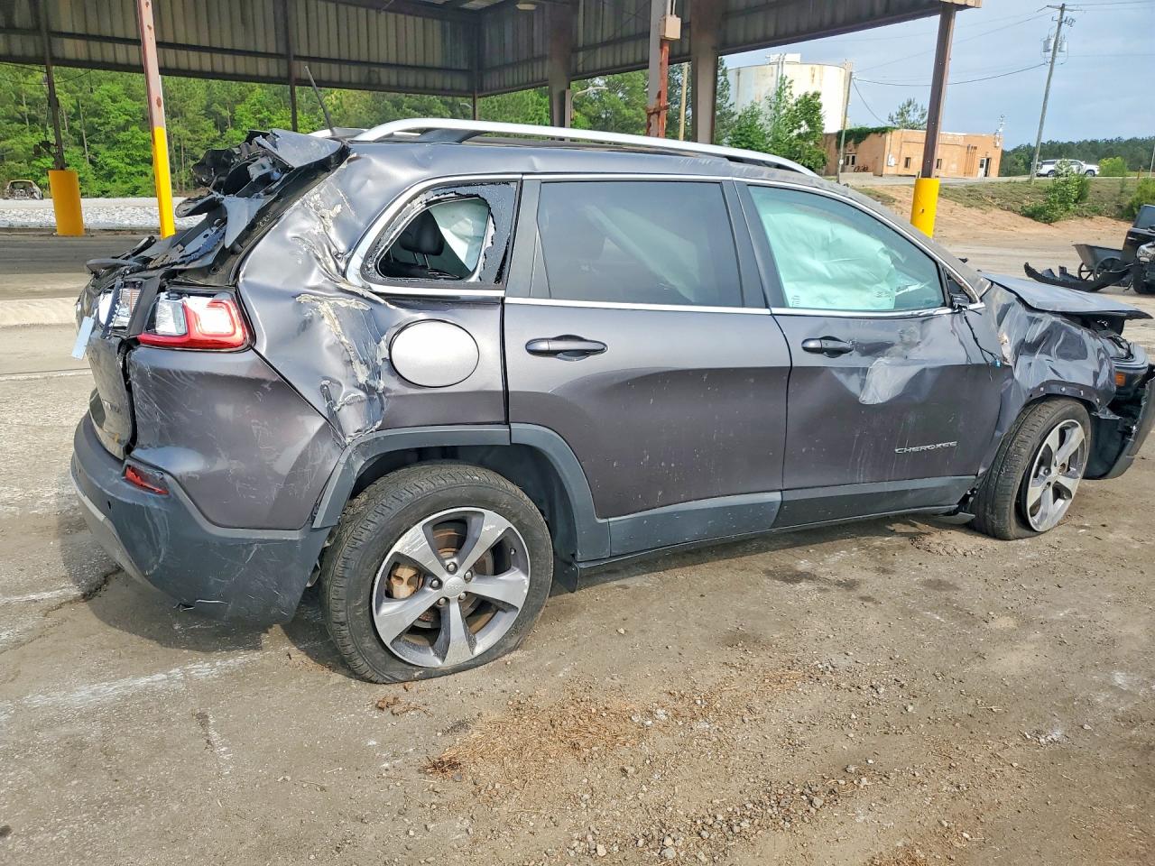 2019 Jeep Cherokee Limited Угольный vin: 1C4PJLDB8KD326116