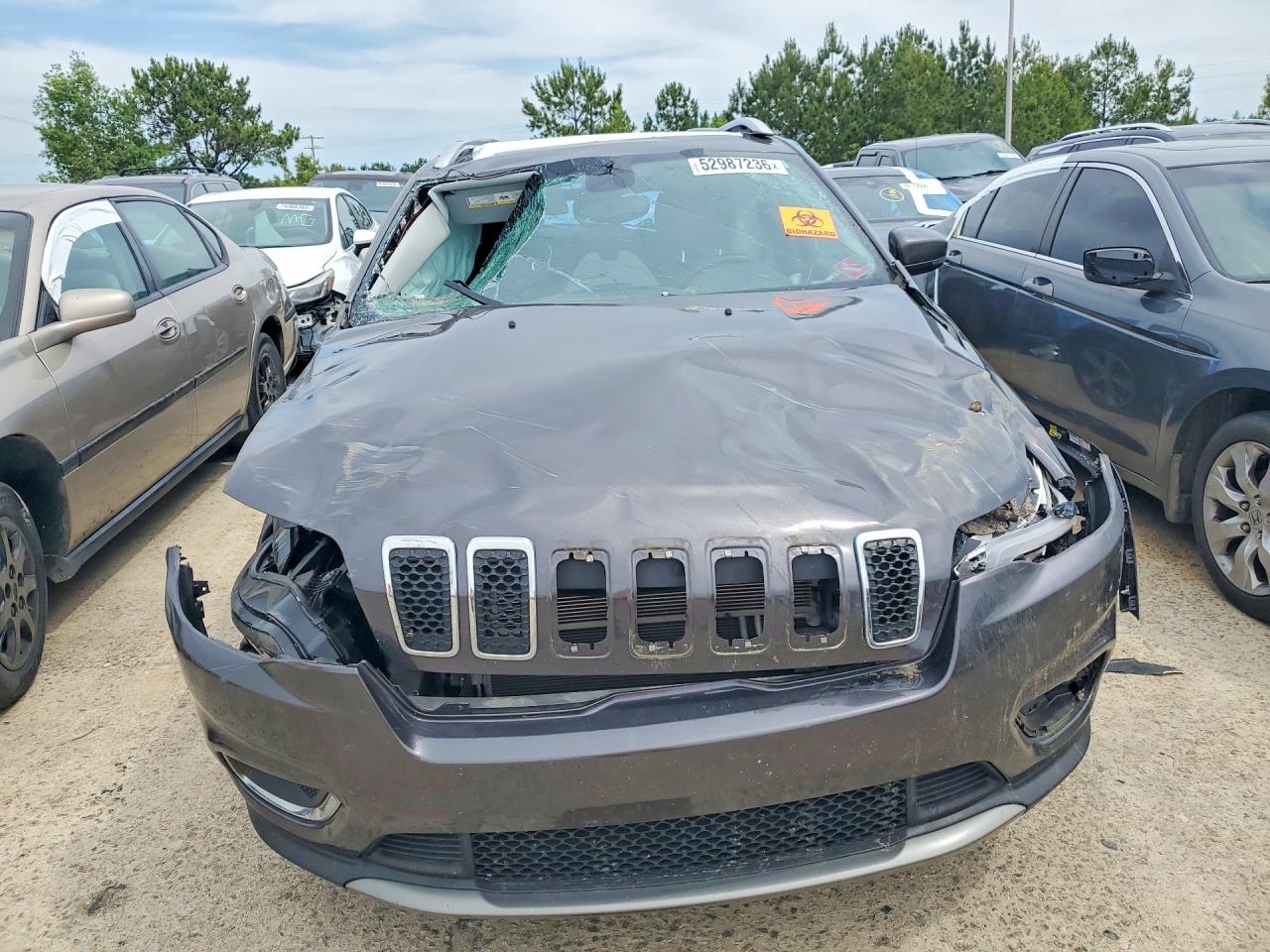 2019 Jeep Cherokee Limited Угольный vin: 1C4PJLDB8KD326116
