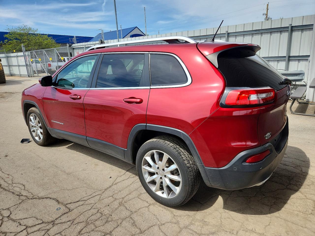 2014 Jeep Cherokee Limited Red vin: 1C4PJLDB9EW144403