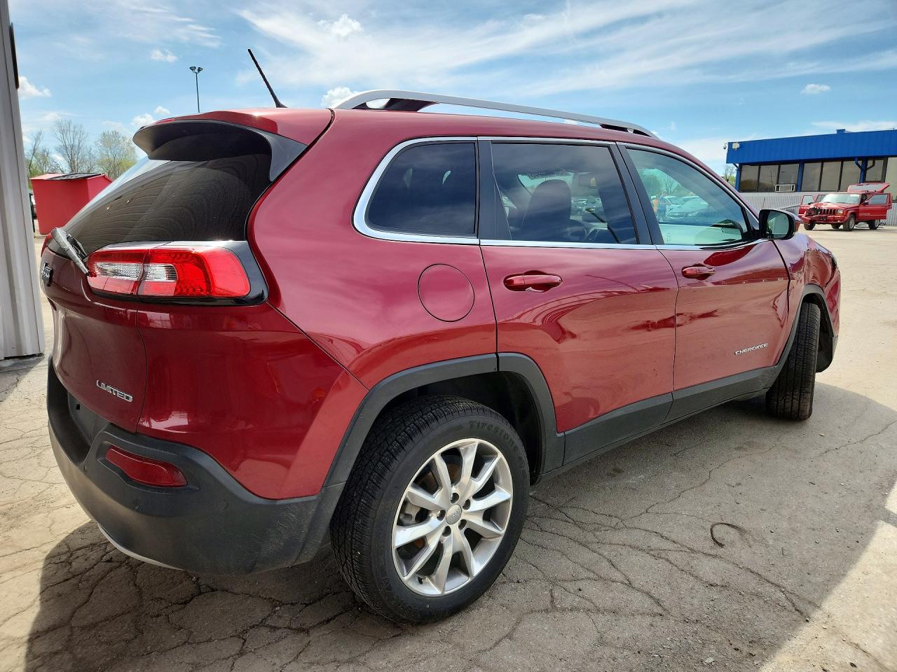 2014 Jeep Cherokee Limited Red vin: 1C4PJLDB9EW144403