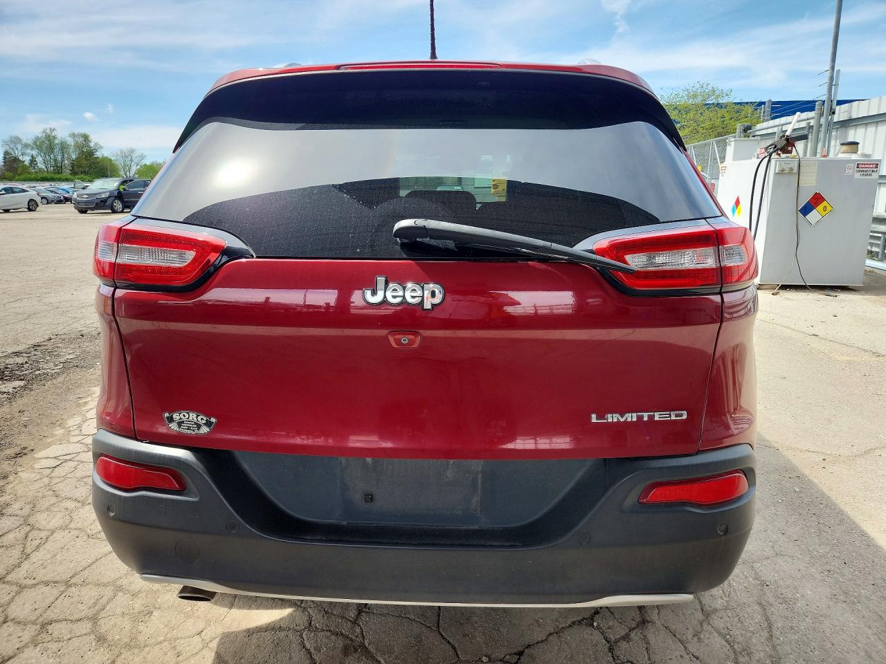 2014 Jeep Cherokee Limited Red vin: 1C4PJLDB9EW144403