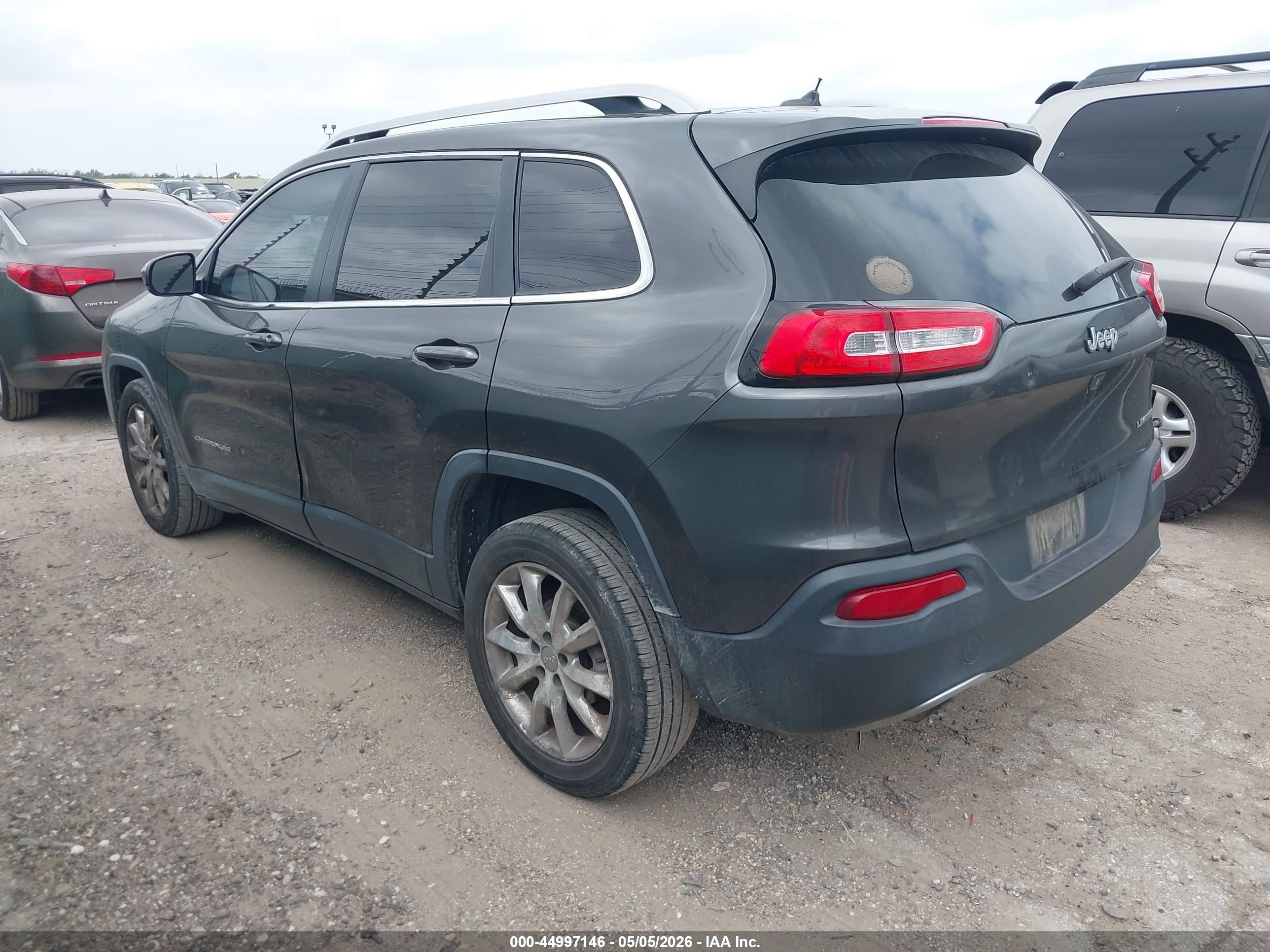 2014 Jeep Cherokee Limited Gray vin: 1C4PJLDB9EW217592
