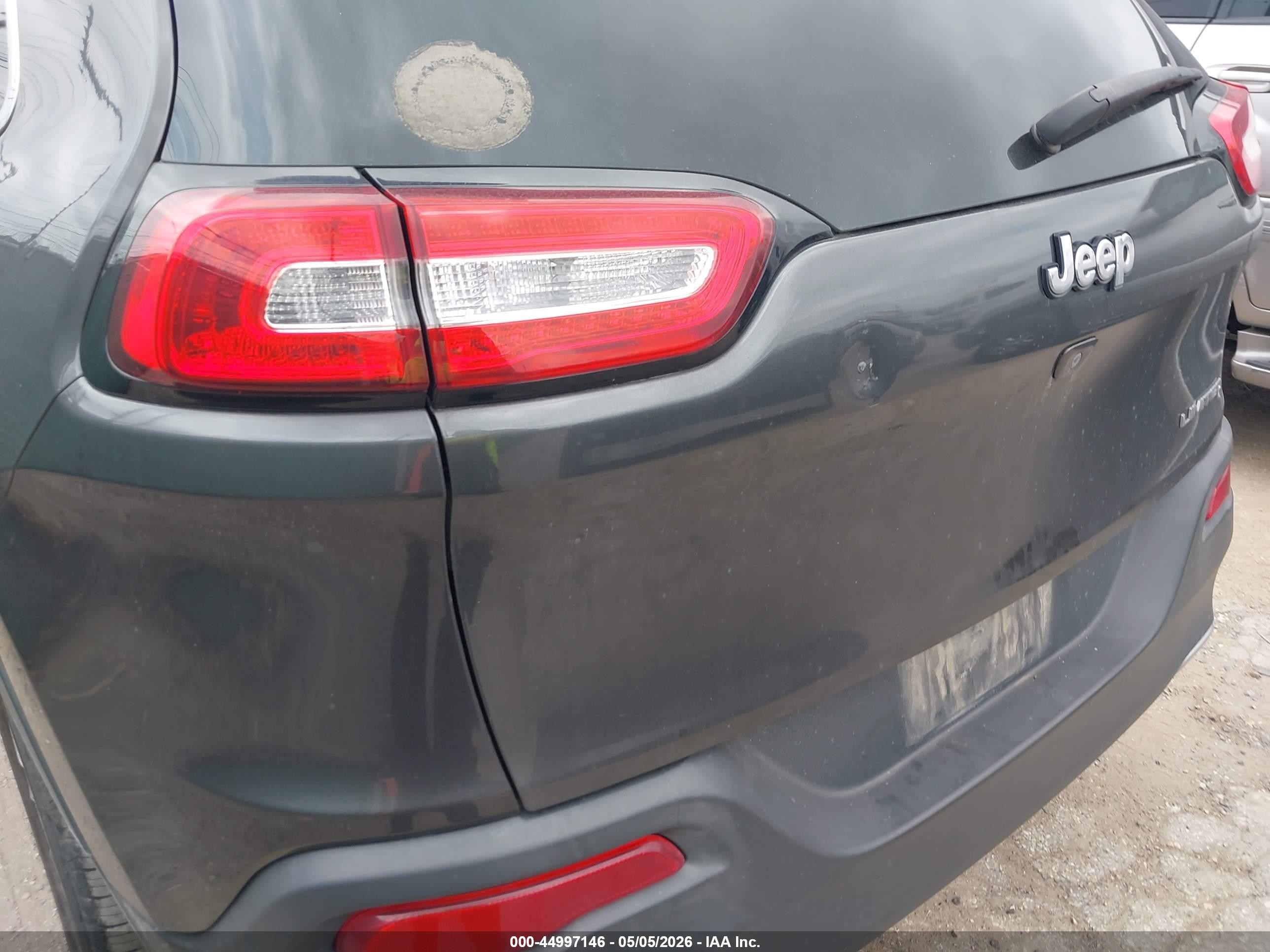 2014 Jeep Cherokee Limited Gray vin: 1C4PJLDB9EW217592