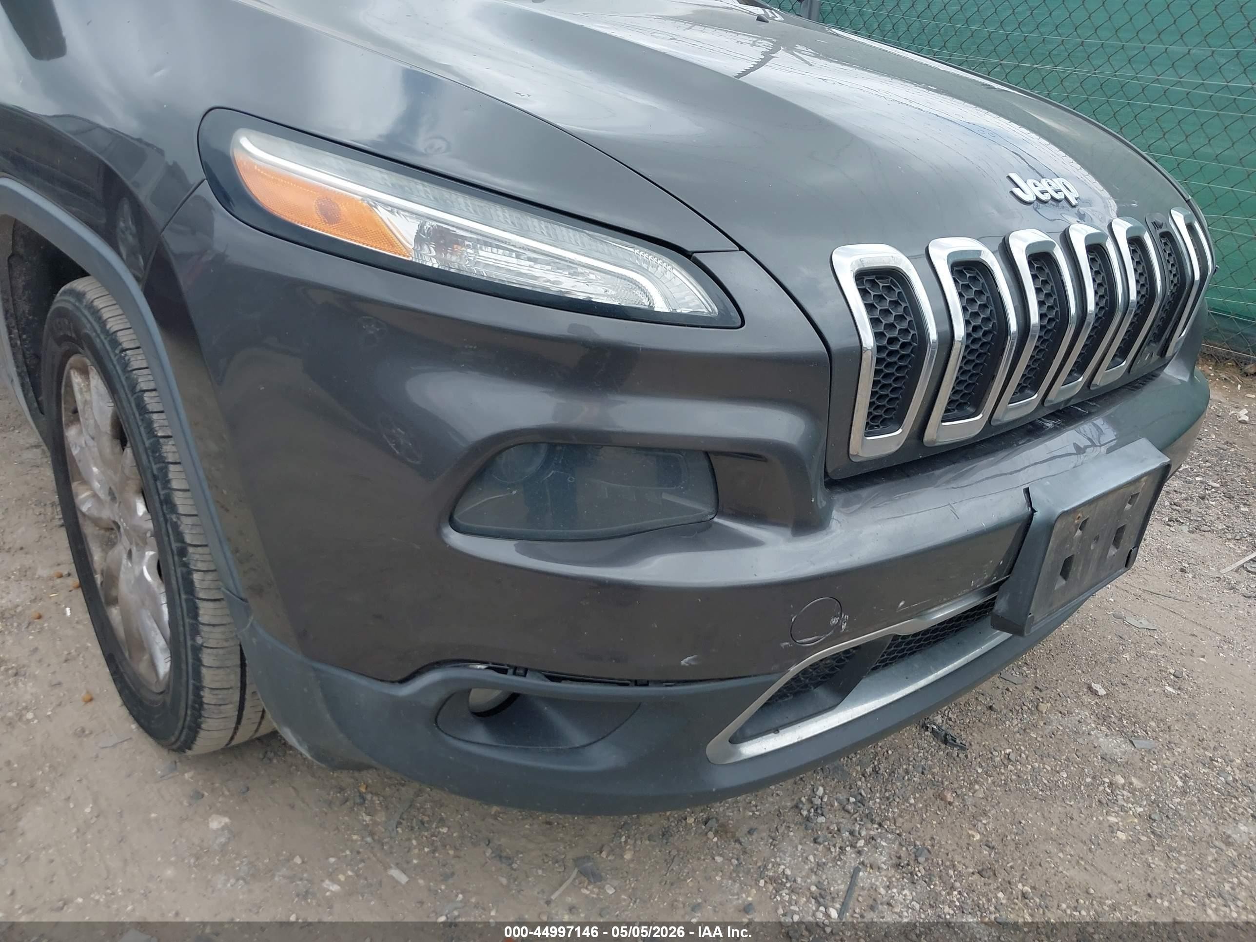 2014 Jeep Cherokee Limited Gray vin: 1C4PJLDB9EW217592