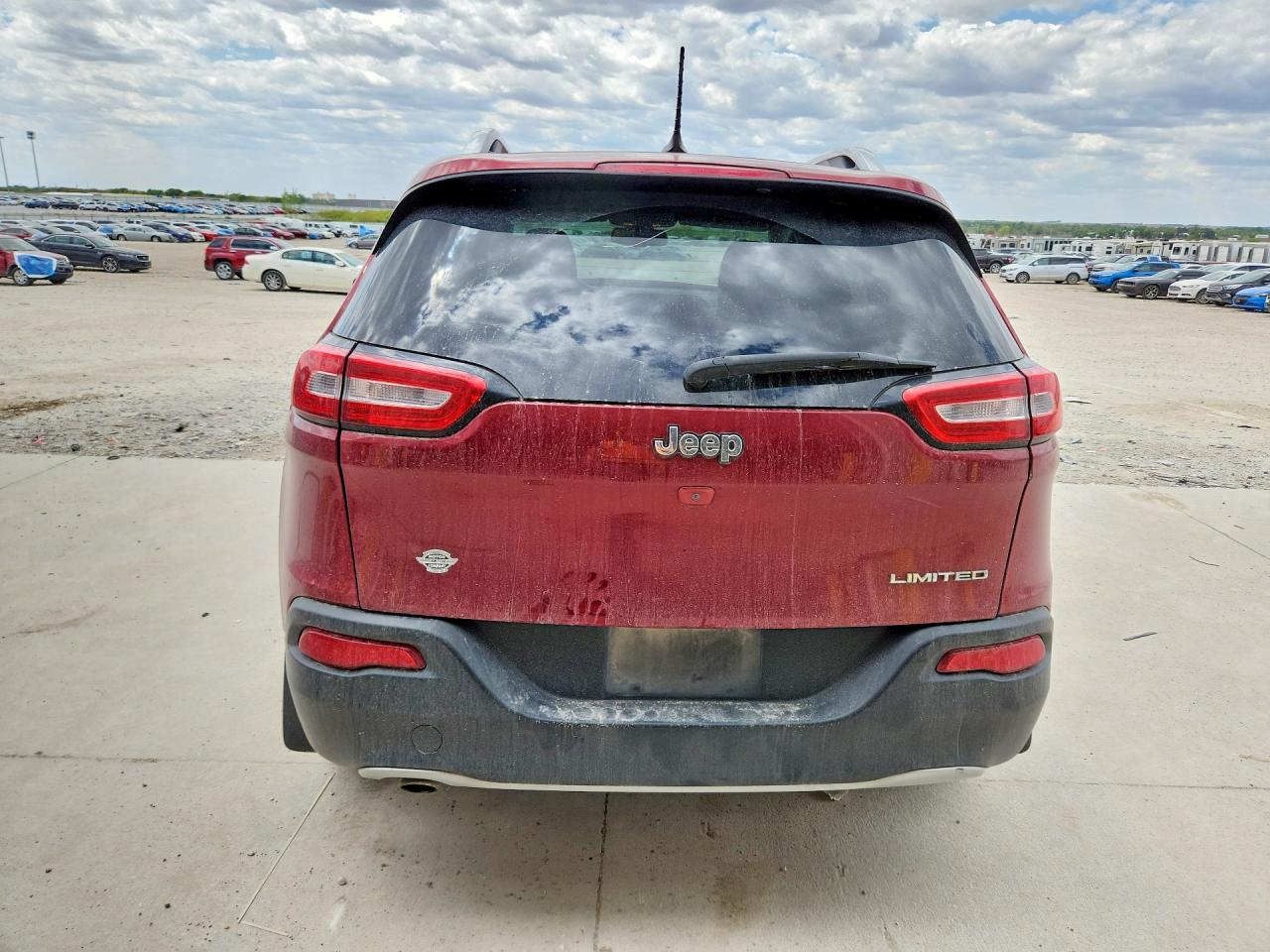 2014 Jeep Cherokee Limited Red vin: 1C4PJLDB9EW313481