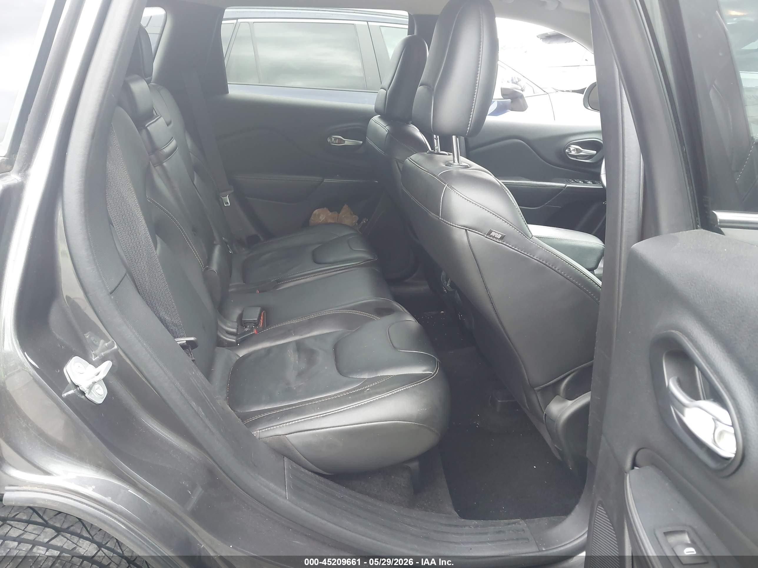 2015 Jeep Cherokee Limited Серый vin: 1C4PJLDB9FW700890