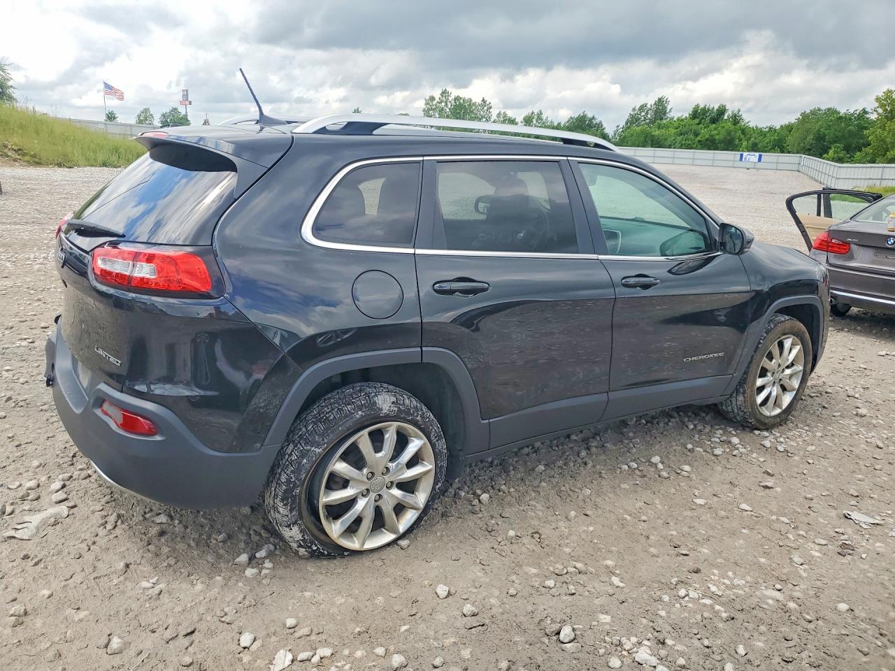 2016 Jeep Cherokee Limited Black vin: 1C4PJLDB9GW160393