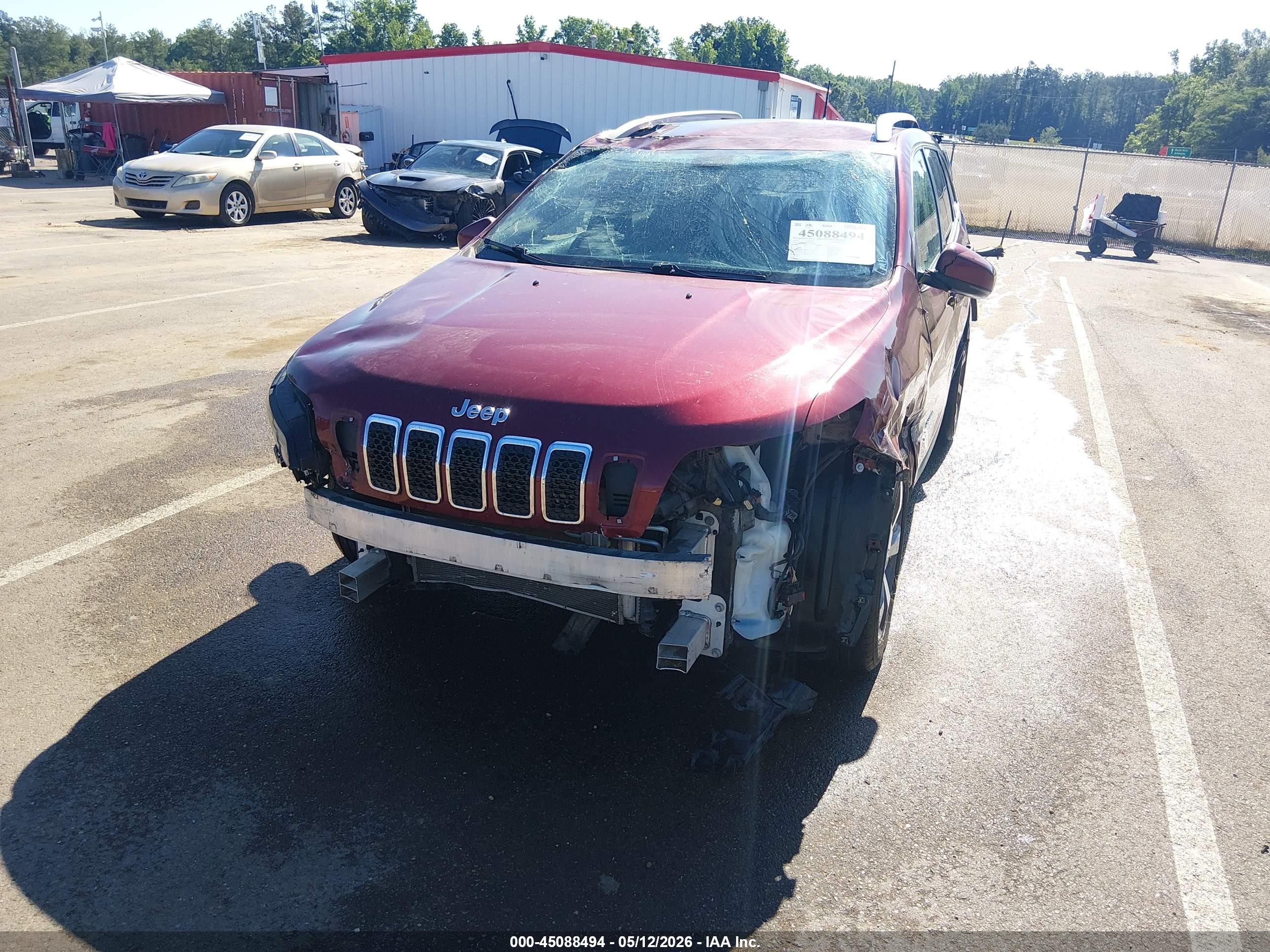 2020 Jeep Cherokee Limited Fwd Maroon vin: 1C4PJLDB9LD502981