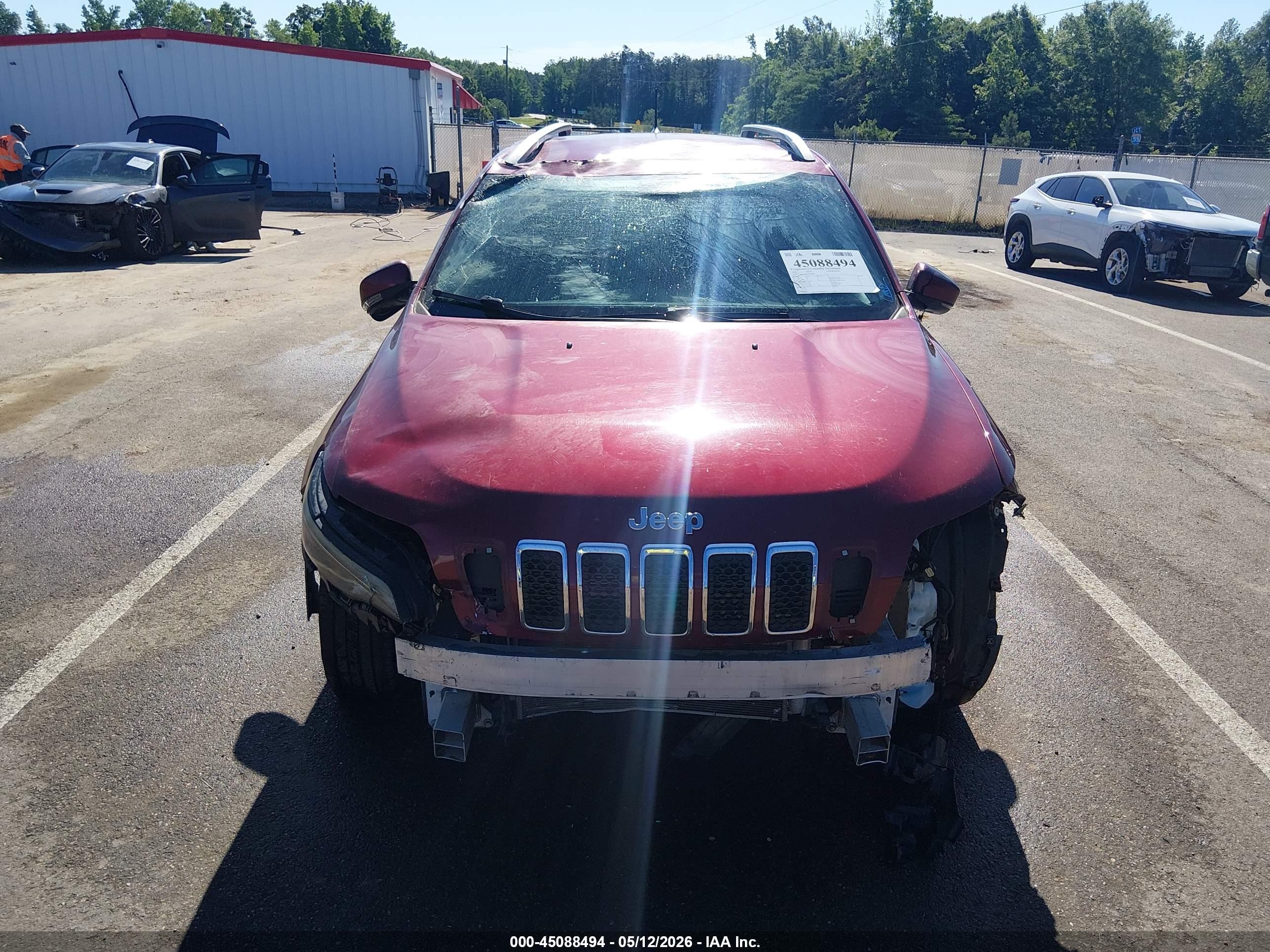 2020 Jeep Cherokee Limited Fwd Maroon vin: 1C4PJLDB9LD502981