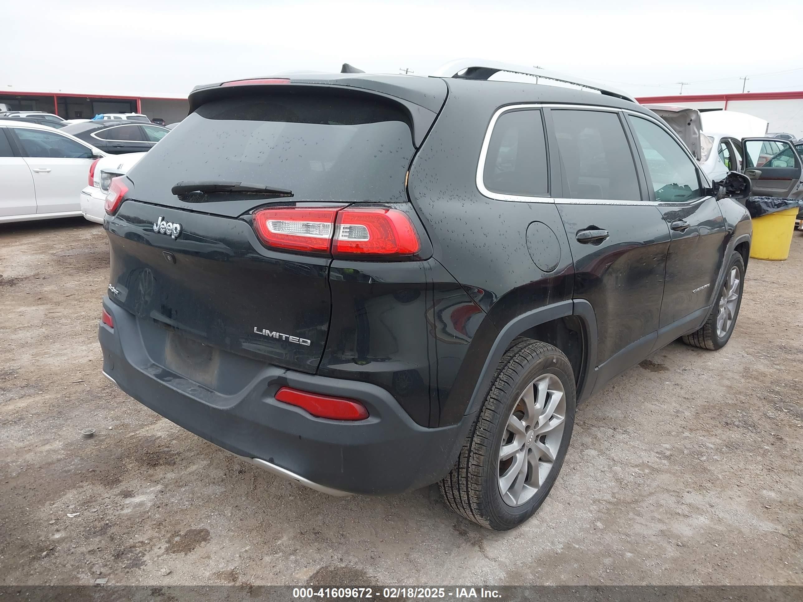 2017 Jeep Cherokee Limited Fwd Черный vin: 1C4PJLDBXHD224339