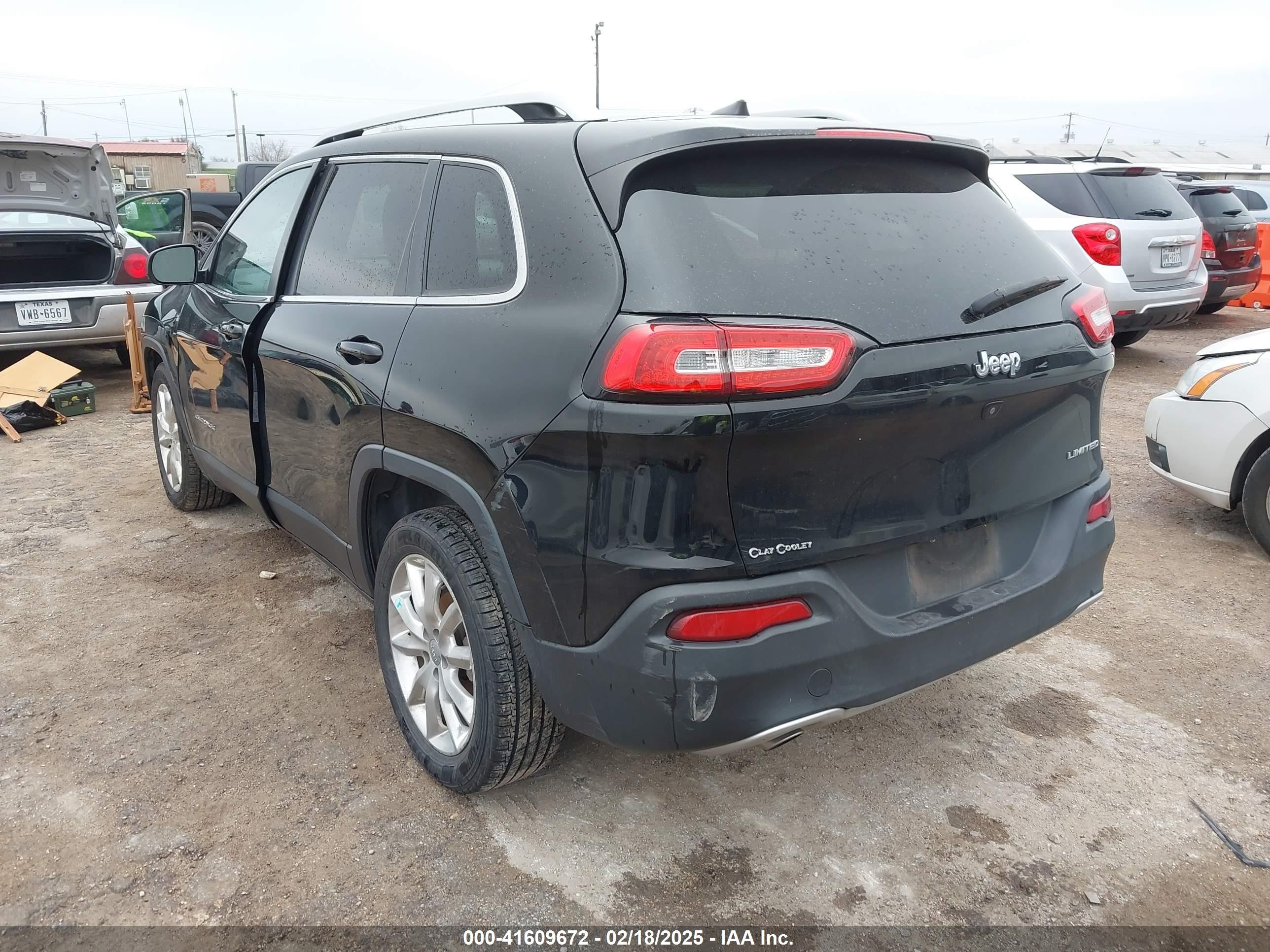 2017 Jeep Cherokee Limited Fwd Черный vin: 1C4PJLDBXHD224339