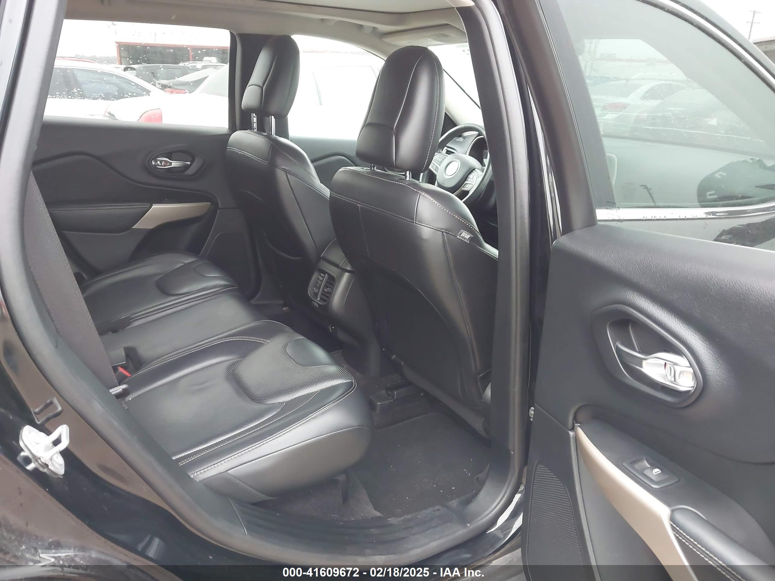 2017 Jeep Cherokee Limited Fwd Черный vin: 1C4PJLDBXHD224339